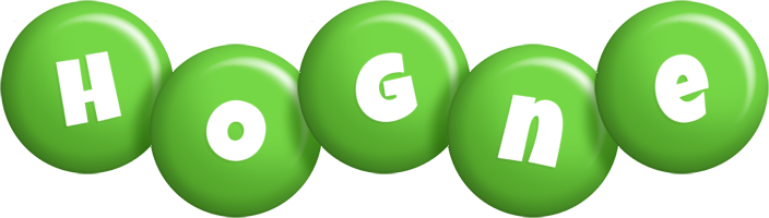 Hogne candy-green logo