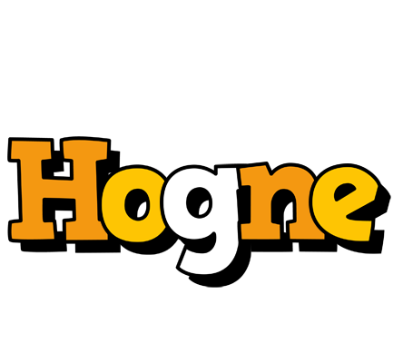 Hogne cartoon logo