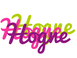 Hogne flowers logo