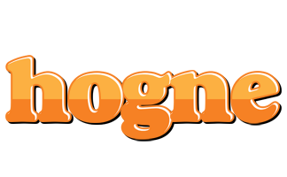 Hogne orange logo