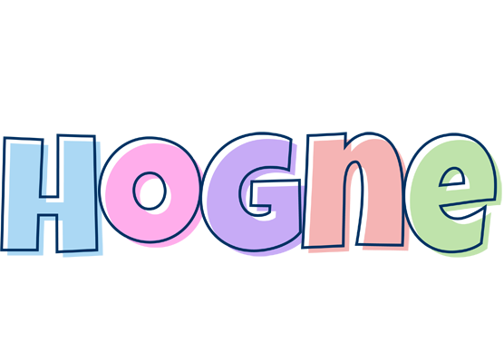 Hogne pastel logo