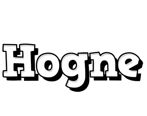 Hogne snowing logo