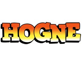 Hogne sunset logo