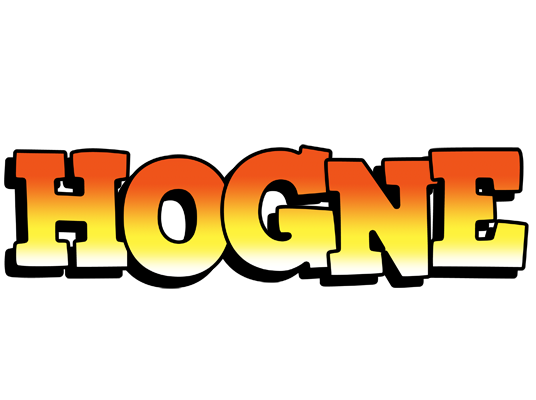 Hogne sunset logo
