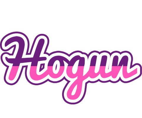 Hogun cheerful logo