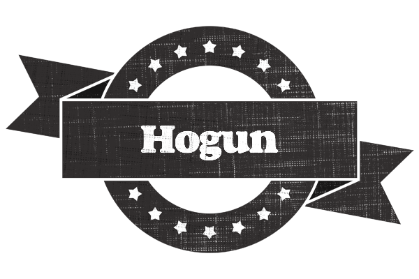 Hogun grunge logo