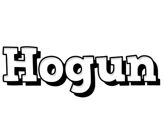 Hogun snowing logo