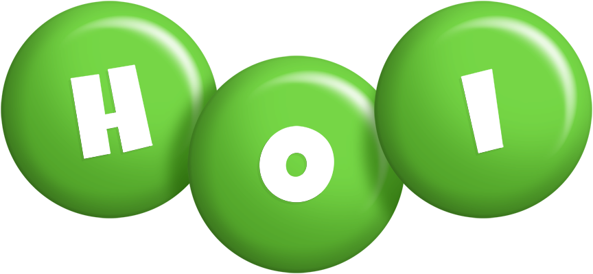 Hoi candy-green logo