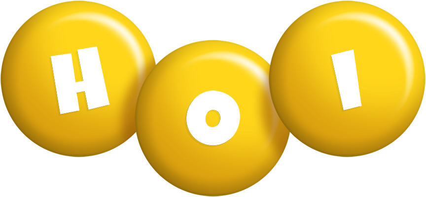 Hoi candy-yellow logo