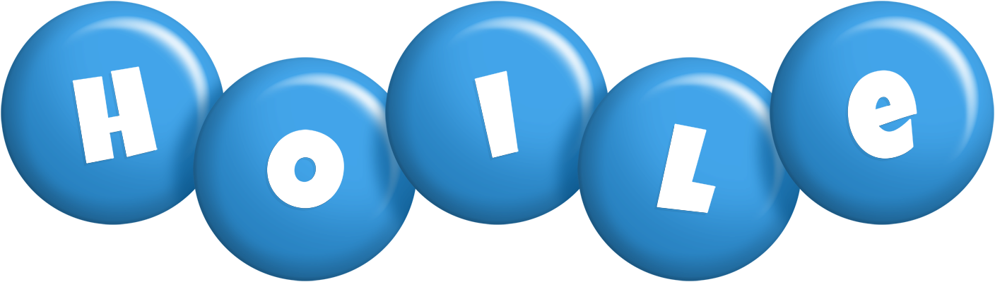 Hoile candy-blue logo