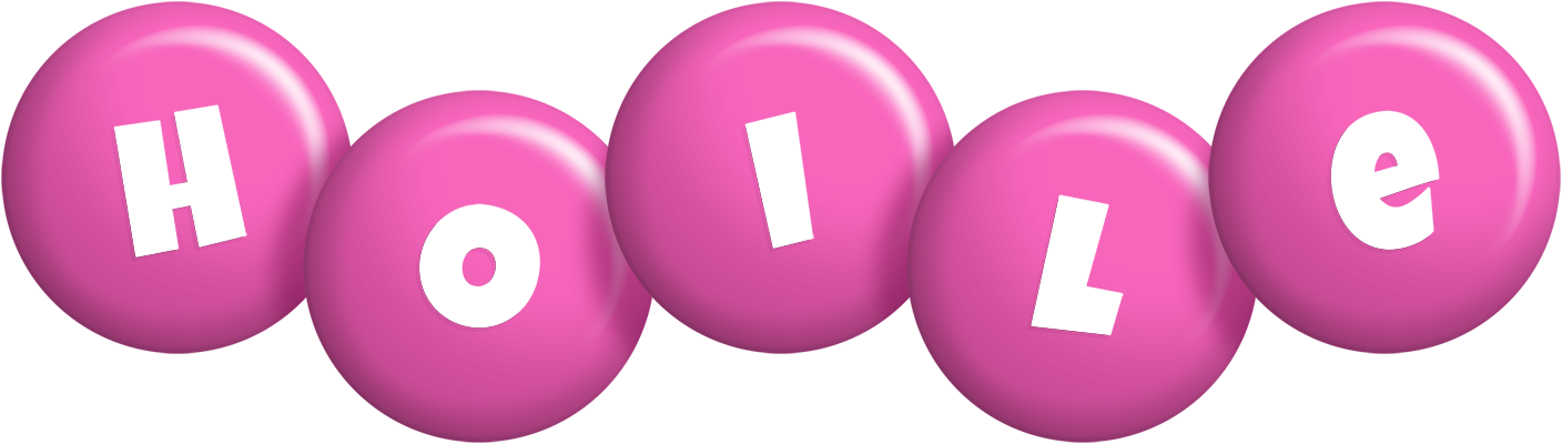 Hoile candy-pink logo