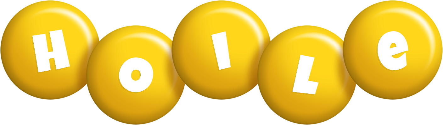 Hoile candy-yellow logo