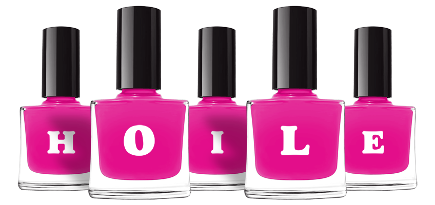 Hoile nails logo