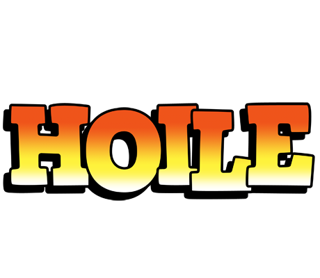 Hoile sunset logo