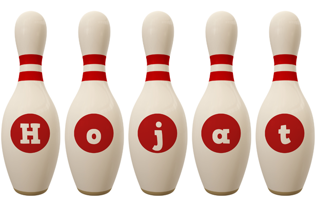 Hojat bowling-pin logo