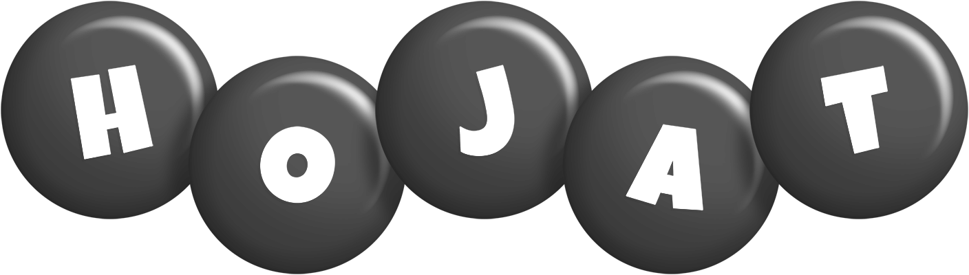 Hojat candy-black logo
