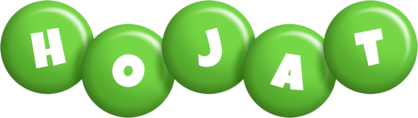 Hojat candy-green logo