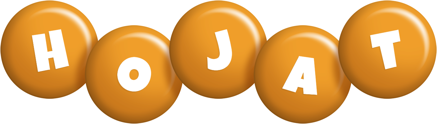 Hojat candy-orange logo