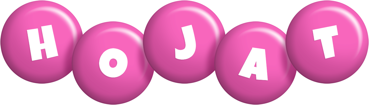 Hojat candy-pink logo