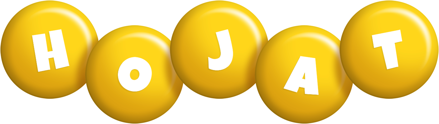 Hojat candy-yellow logo