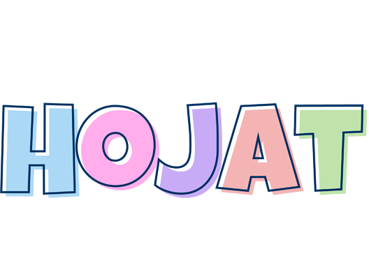Hojat pastel logo