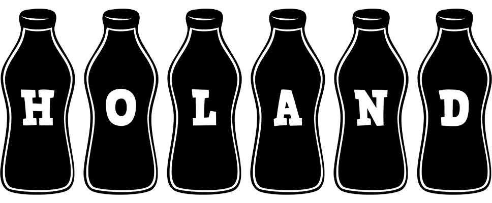 Holand bottle logo