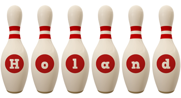 Holand bowling-pin logo