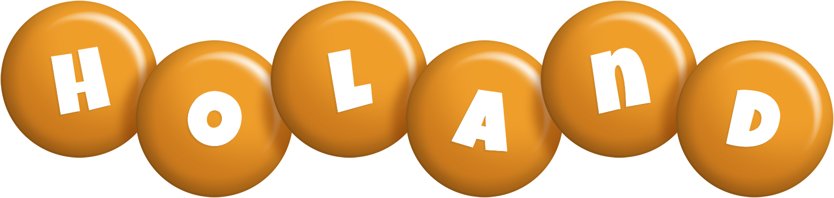 Holand candy-orange logo