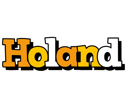 Holand cartoon logo
