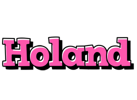 Holand girlish logo