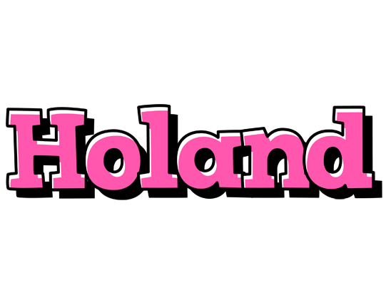 Holand girlish logo