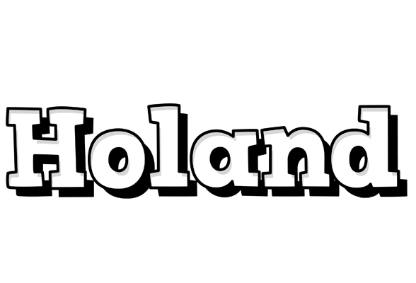 Holand snowing logo
