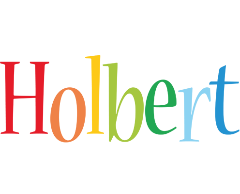 Holbert birthday logo