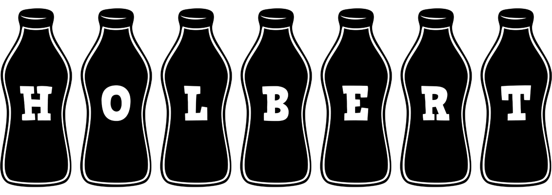 Holbert bottle logo