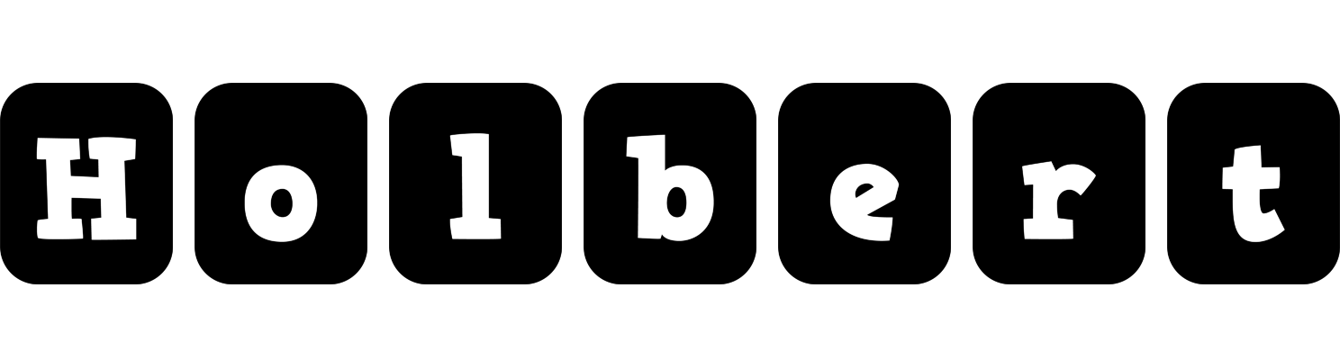 Holbert box logo