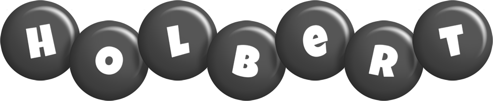 Holbert candy-black logo