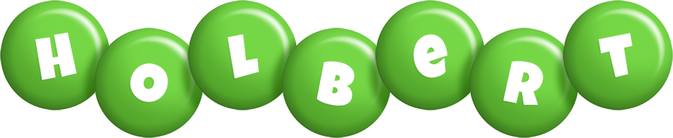 Holbert candy-green logo