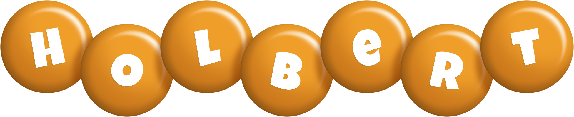 Holbert candy-orange logo