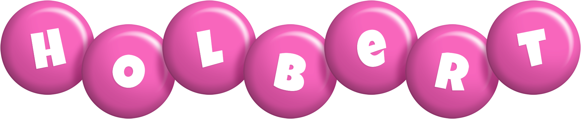 Holbert candy-pink logo