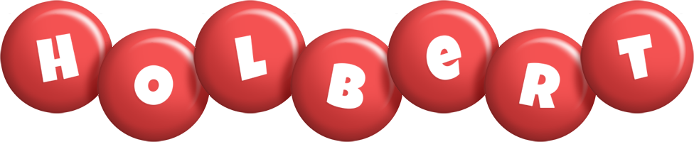 Holbert candy-red logo