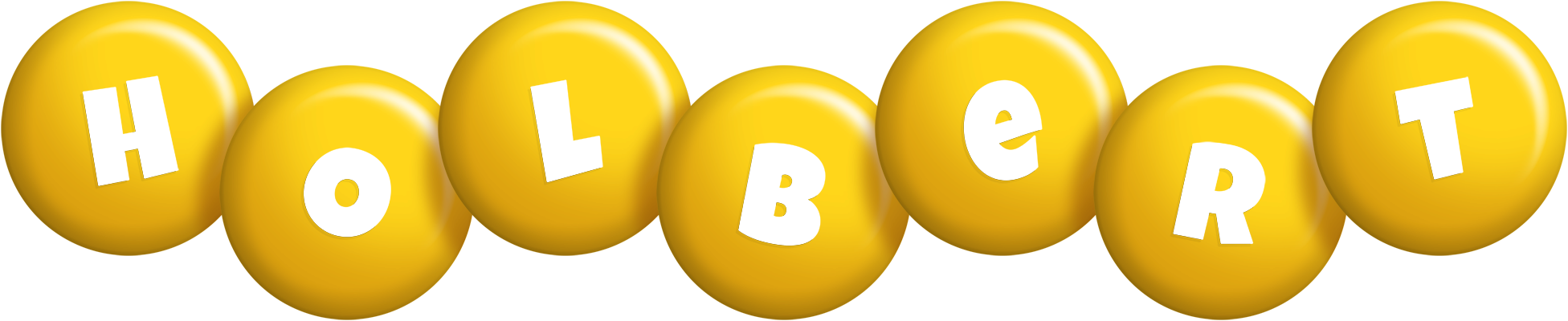 Holbert candy-yellow logo
