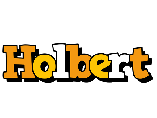 Holbert cartoon logo