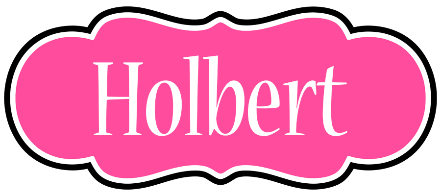 Holbert invitation logo