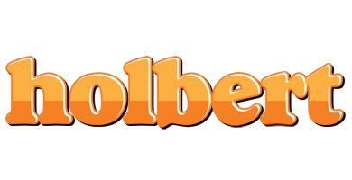 Holbert orange logo