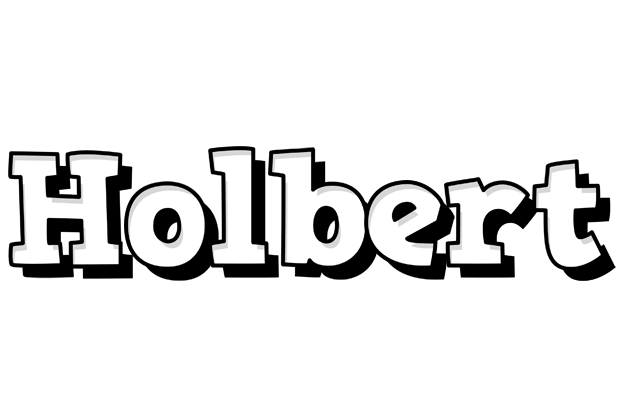 Holbert snowing logo