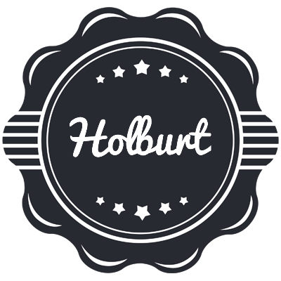 Holburt badge logo