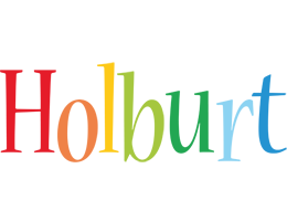 Holburt birthday logo