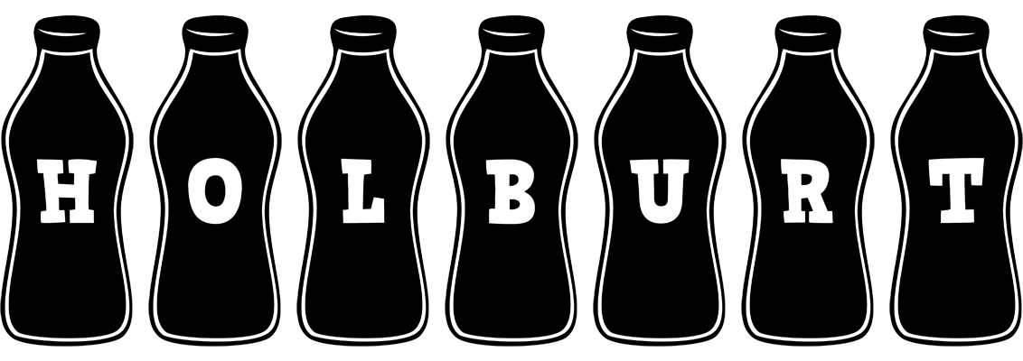 Holburt bottle logo