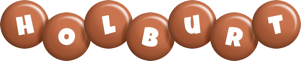 Holburt candy-brown logo