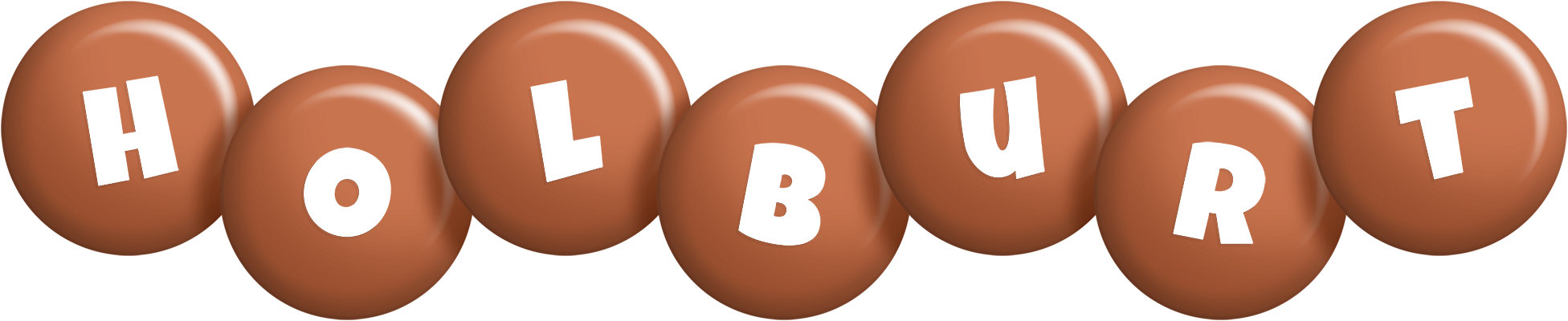Holburt candy-brown logo